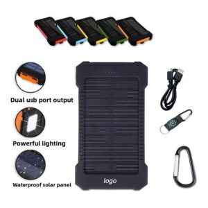 Estación de carga solar portátil para mochila