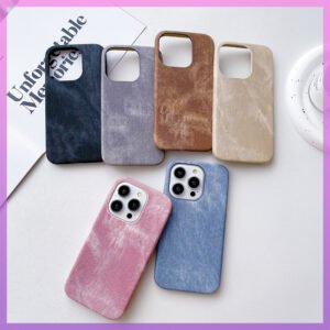 iphone canvas denim phone case