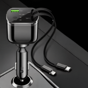 Alternative view of Cable telescópico doble plegable para encendedor de cigarrillos