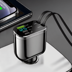 Cable telescópico doble plegable para encendedor de cigarrillos