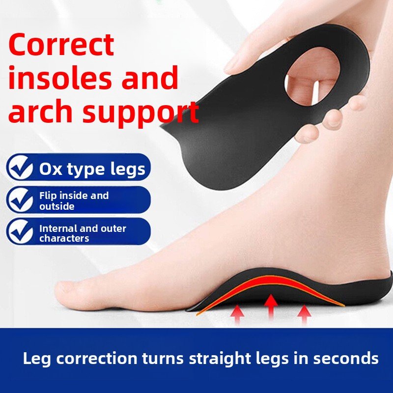 Plantillas ortopédicas con soporte de arco y corrección XO